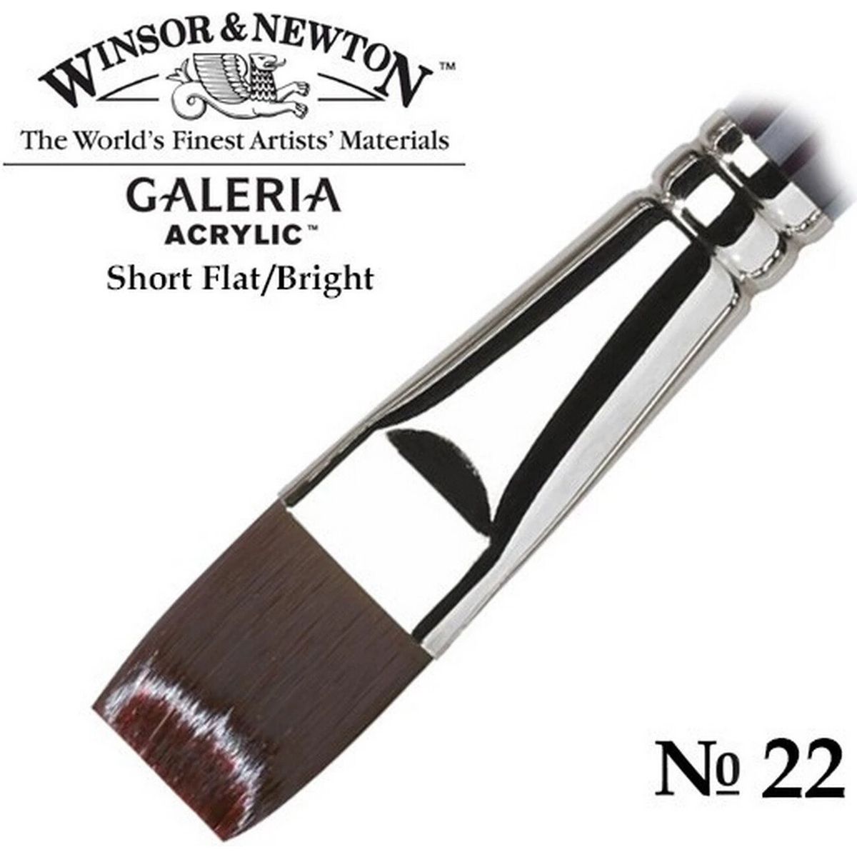 Winsor & Newton - Galeria Short Flat No 22 - Malerpensel