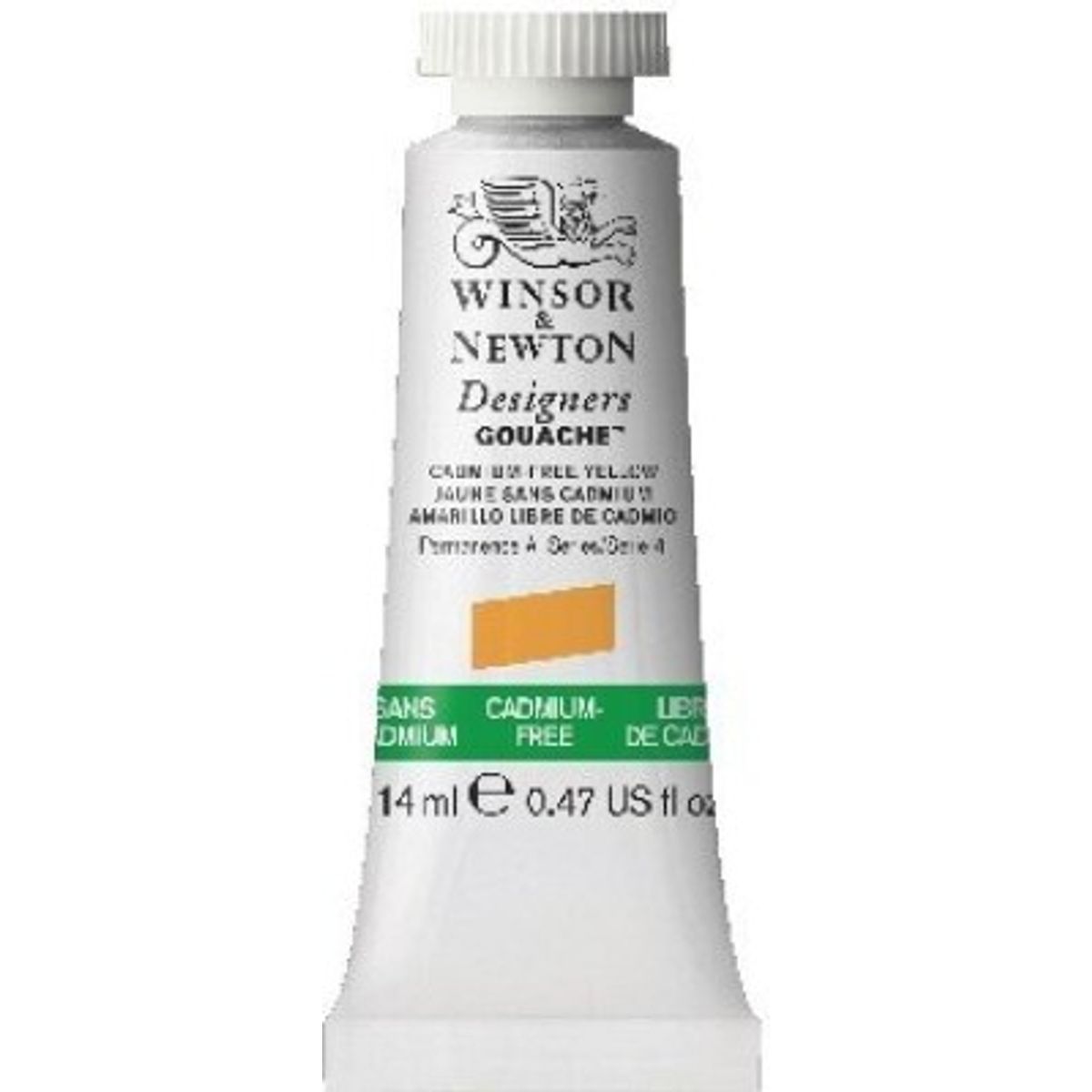 Winsor & Newton - Gouache Maling - Cadmium Free Yellow 14 Ml