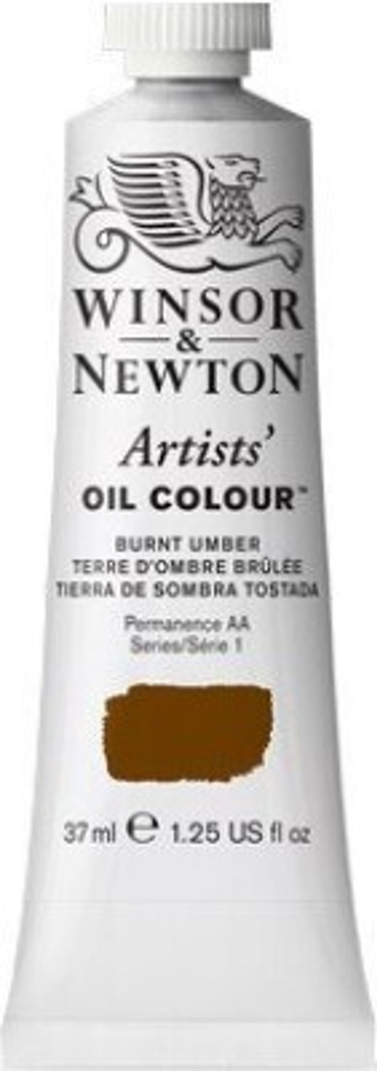 Winsor & Newton - Oliemaling - Artists - Burnt Umber 37 Ml