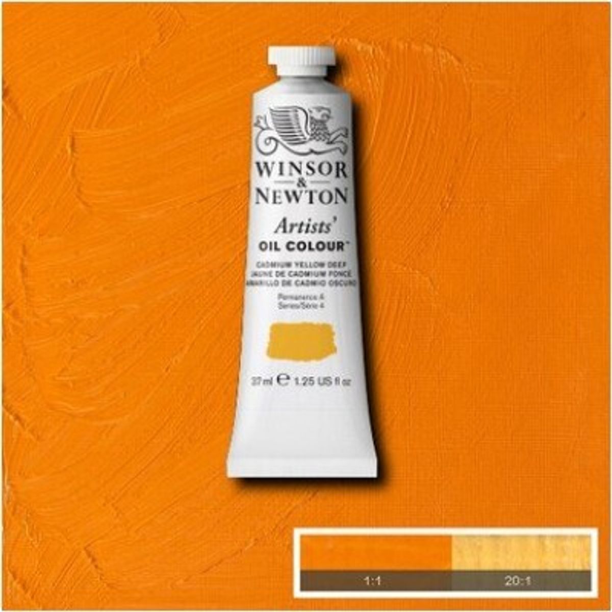 Winsor & Newton - Oliemaling - Artists - Cadmium Yellow Deep 37 Ml