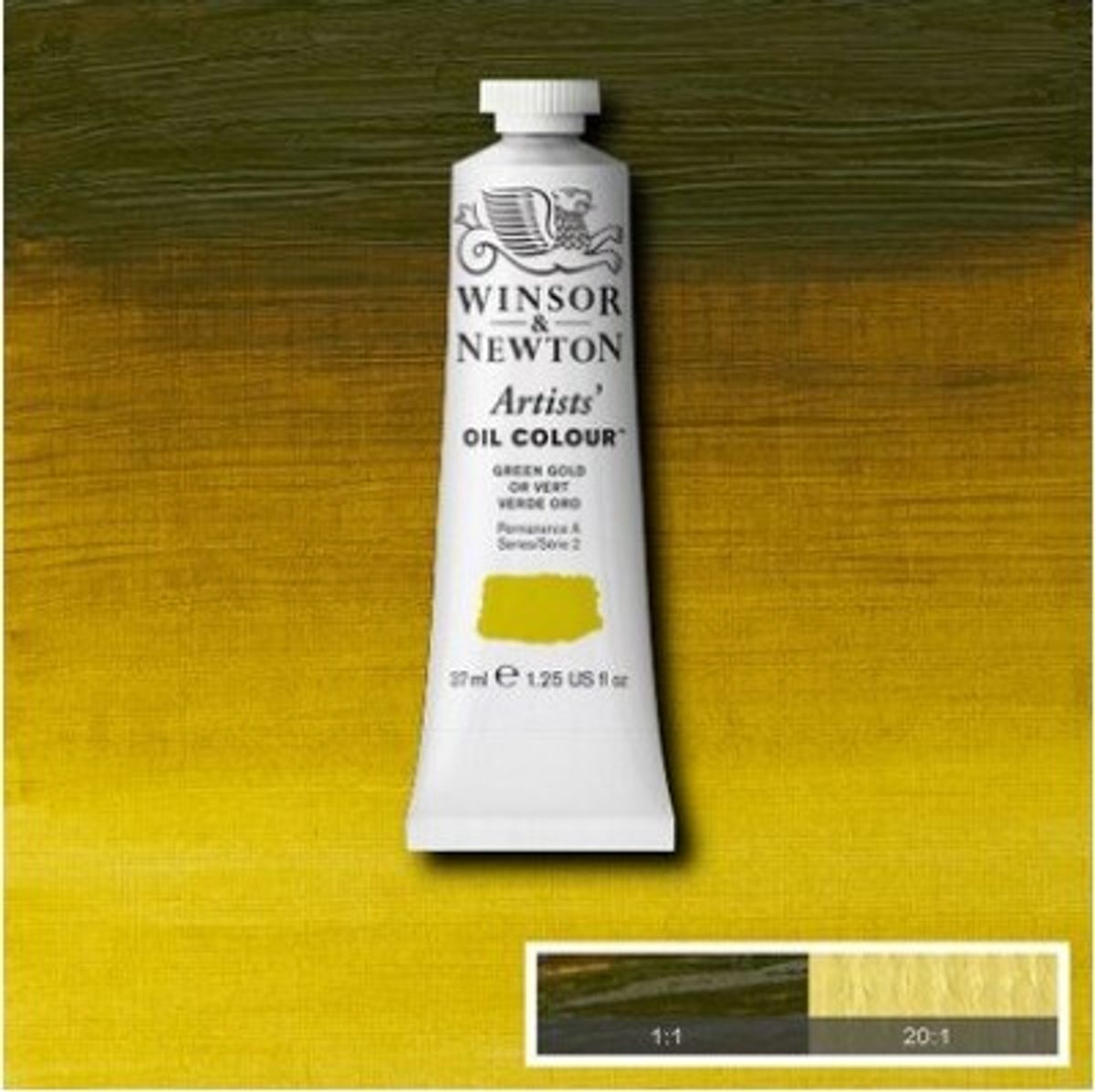 Winsor & Newton - Oliemaling - Artists - Green Gold 37 Ml