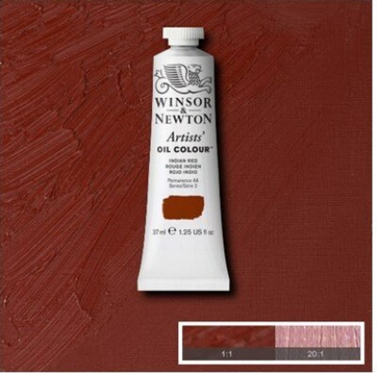 Winsor & Newton - Oliemaling - Artists - Indian Red 37 Ml