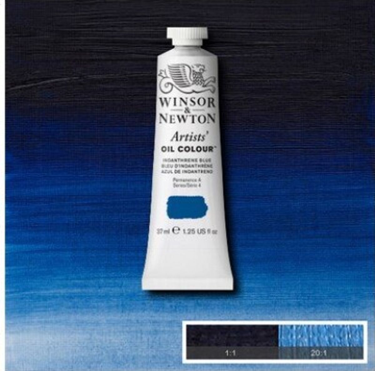 Winsor & Newton - Oliemaling - Artists - Indianthrene Blue 37 Ml