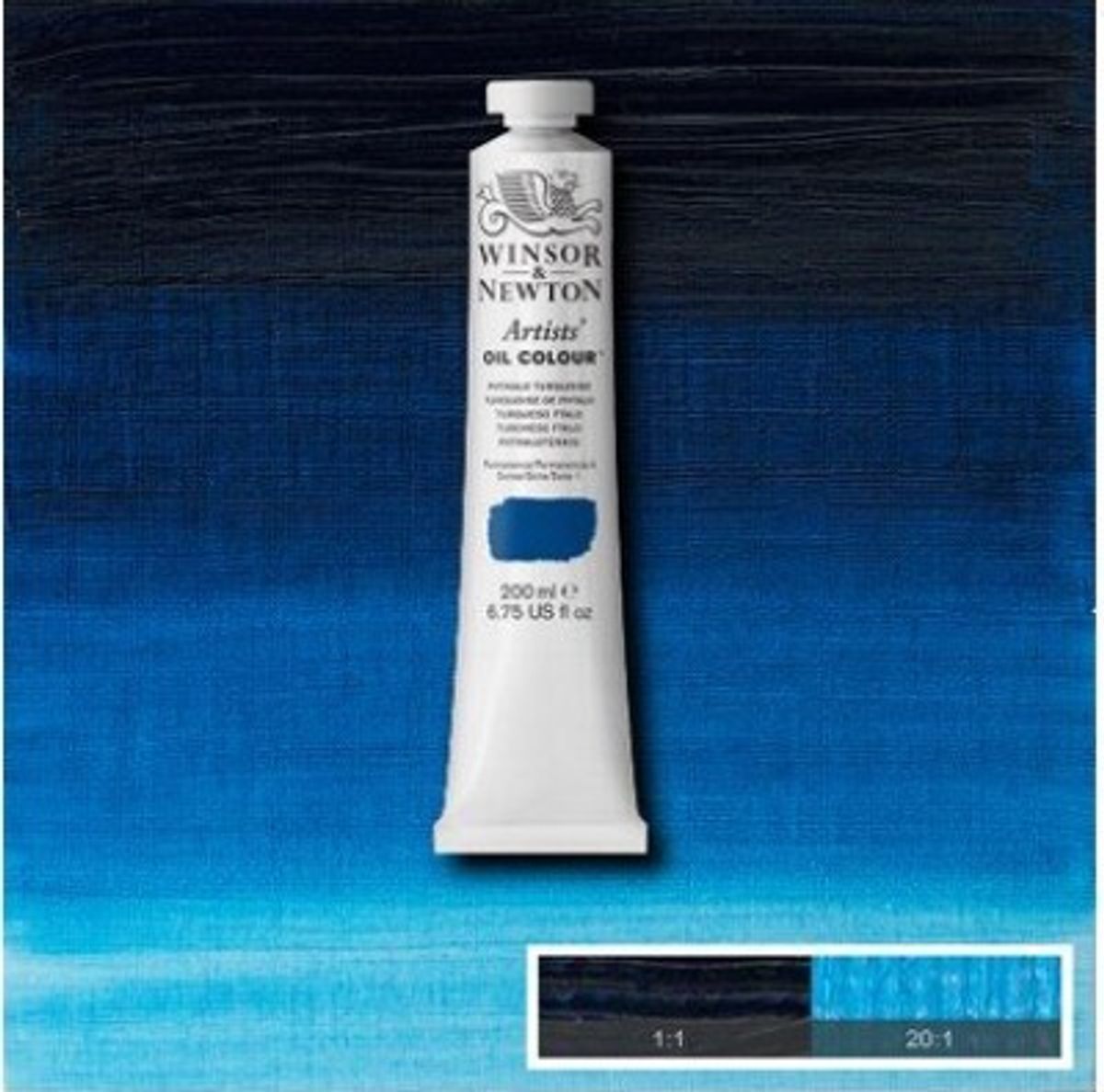 Winsor & Newton - Oliemaling - Artists - Ohthalo Turquoise 200 Ml