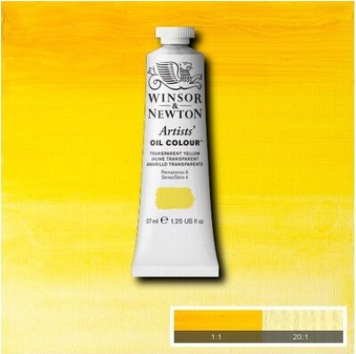 Winsor & Newton - Oliemaling - Artists - Transparent Yellow 37 Ml