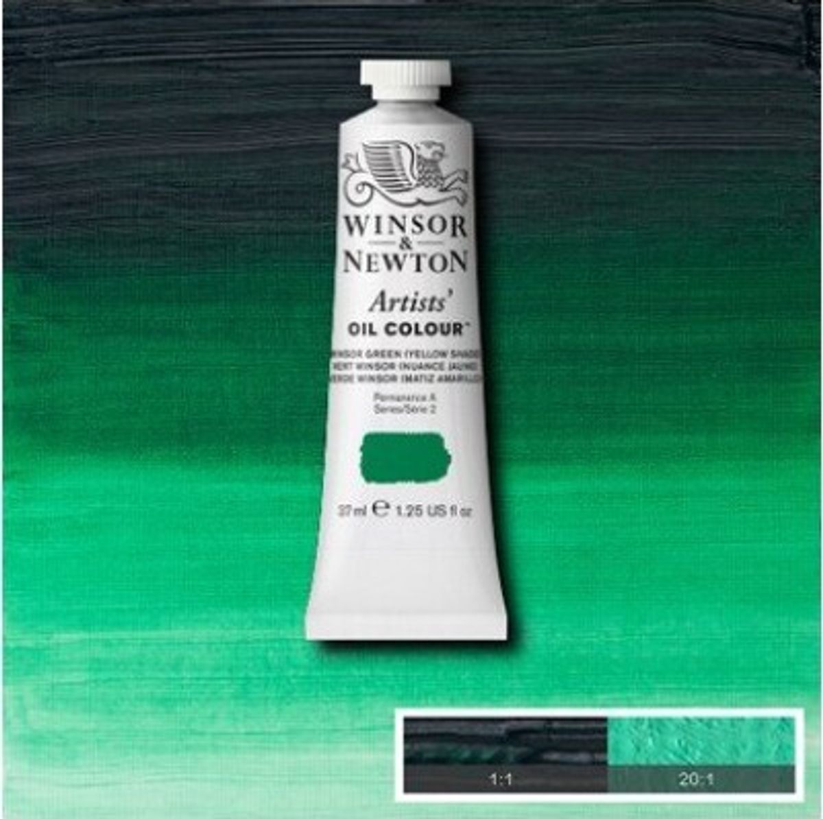 Winsor & Newton - Oliemaling - Artists - Winsor Green Yellow Shade 37 Ml