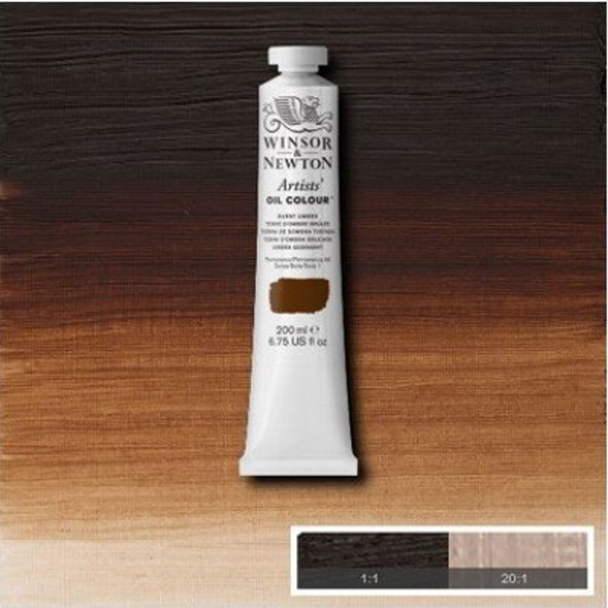 Winsor & Newton - Oliemaling - Burnt Umber 200 Ml