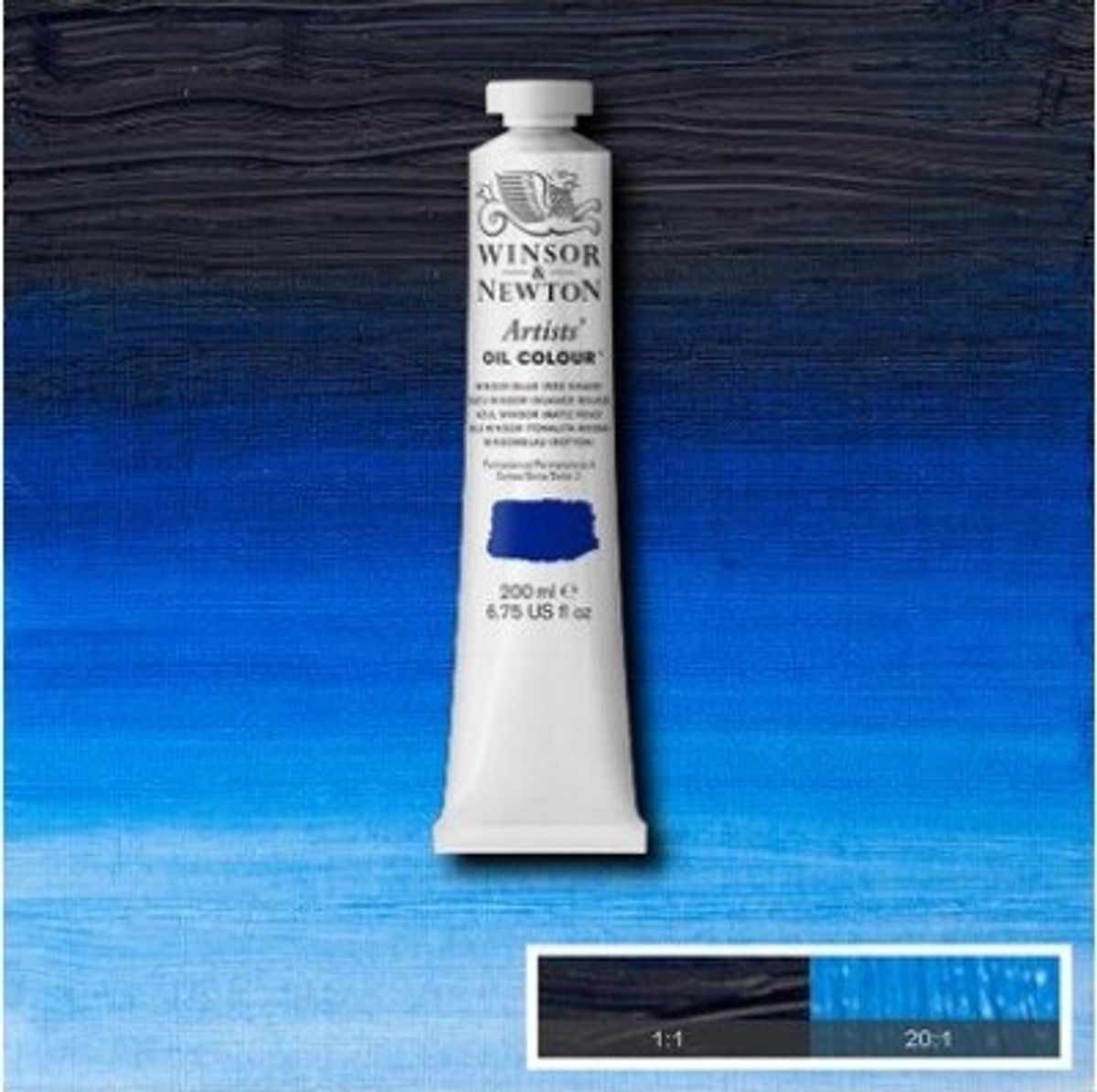 Winsor & Newton - Oliemaling - Winsor Blue Red Shade 200 Ml