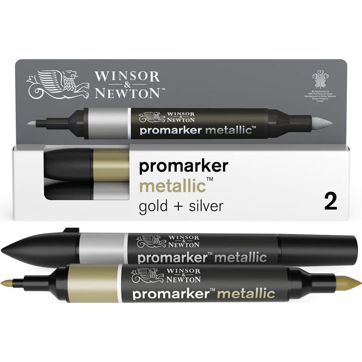 Winsor & Newton - Promarker Tusser - Metallic - 2 Stk