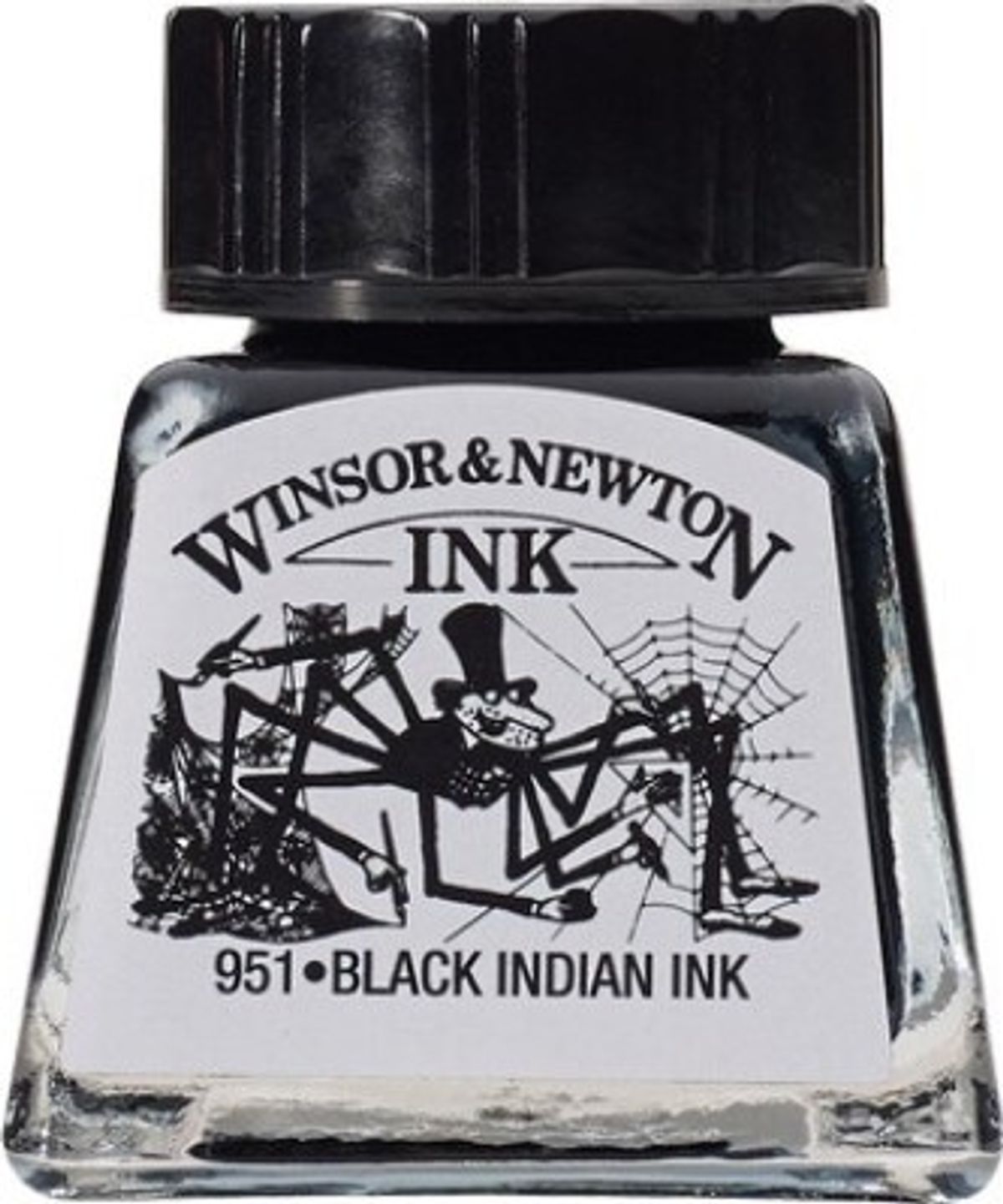 Winsor & Newton - Tegne Blæk - 14 Ml - Sort Indian