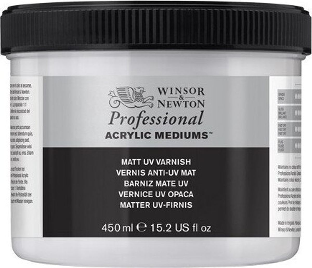 Winsor & Newton - Uv Varnish - Mat Uv Lak 450 Ml