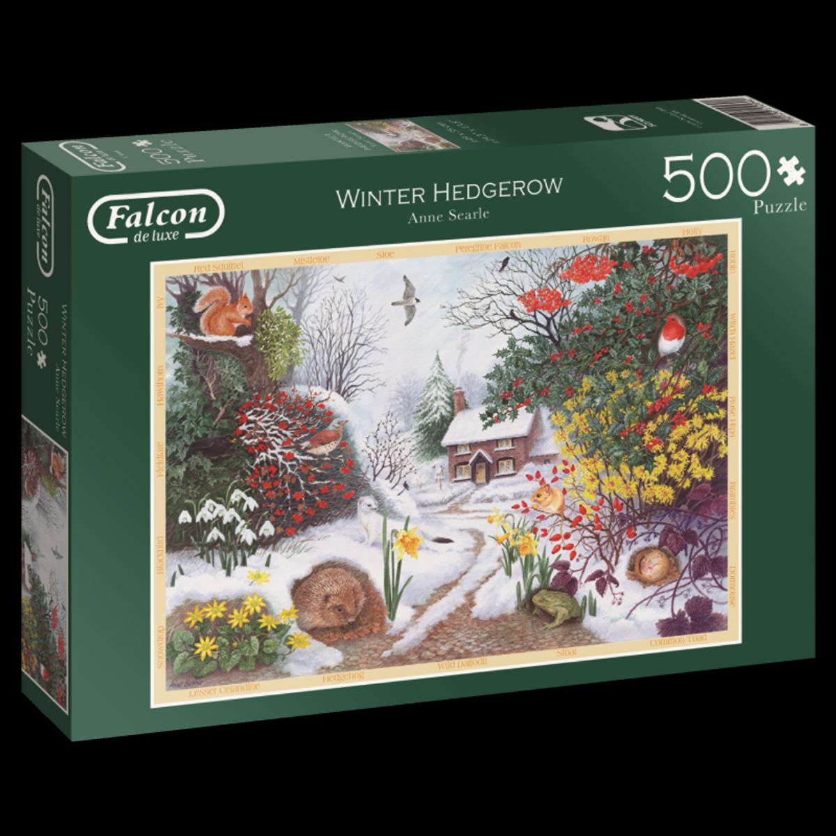 Winter Hedgerow - 500 brikker