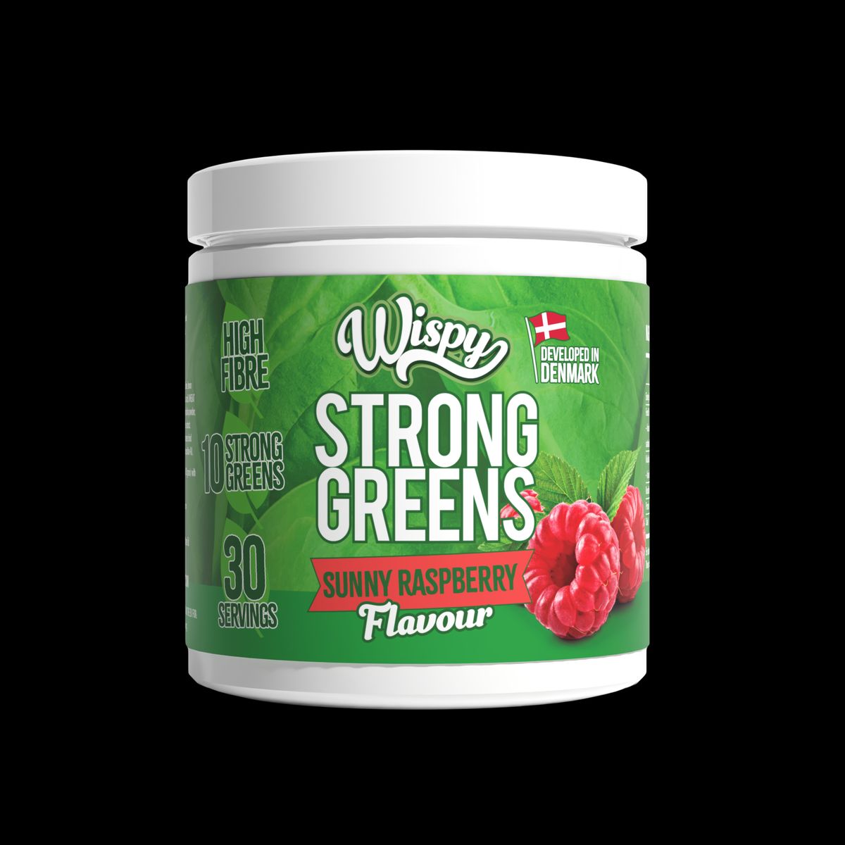 Wispy Strong Greens - Sunny Raspberry (300g)