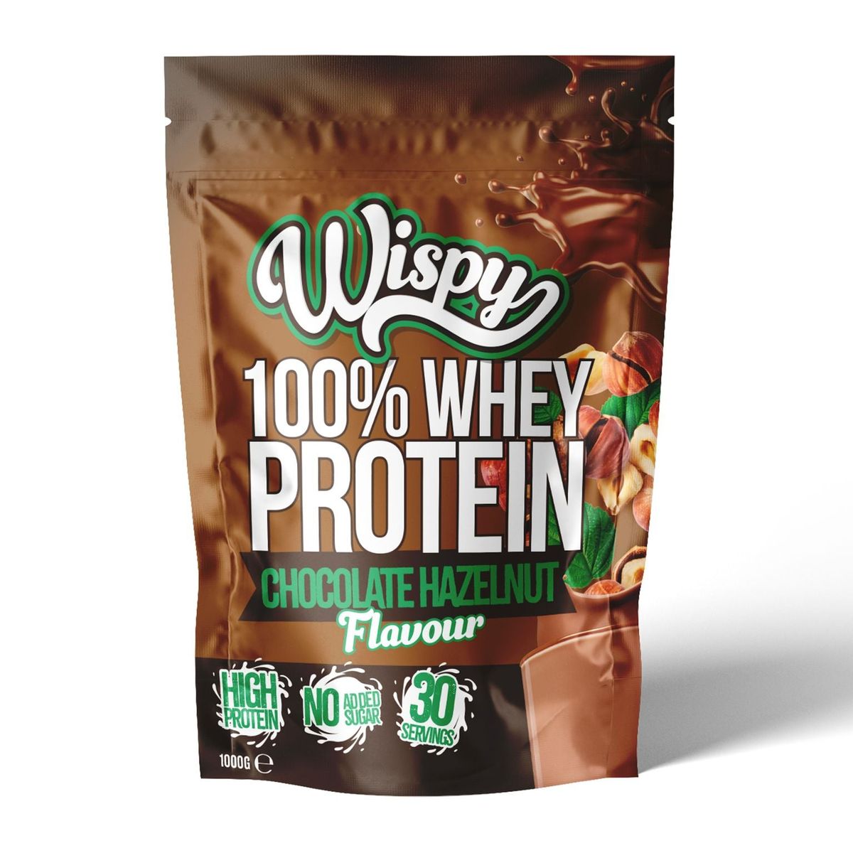 Wispy Whey 100 (1 kg) - Chocolate Hazelnut - Proteinpulver