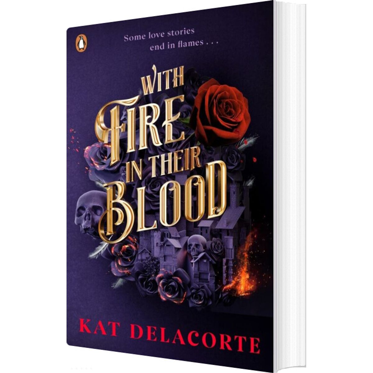 With Fire In Their Blood - Kat Delacorte - English Book