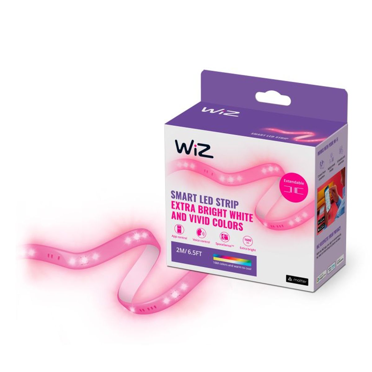 WiZ Strip 2M 1600lmStarterKit GE/FR