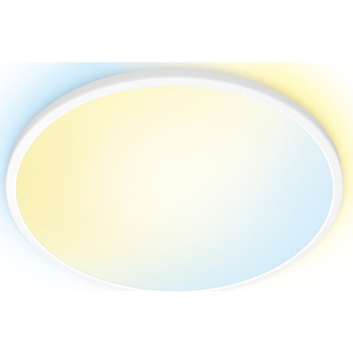 Wiz Superslim plafond, justerbar hvid, hvid, Ø29 cm