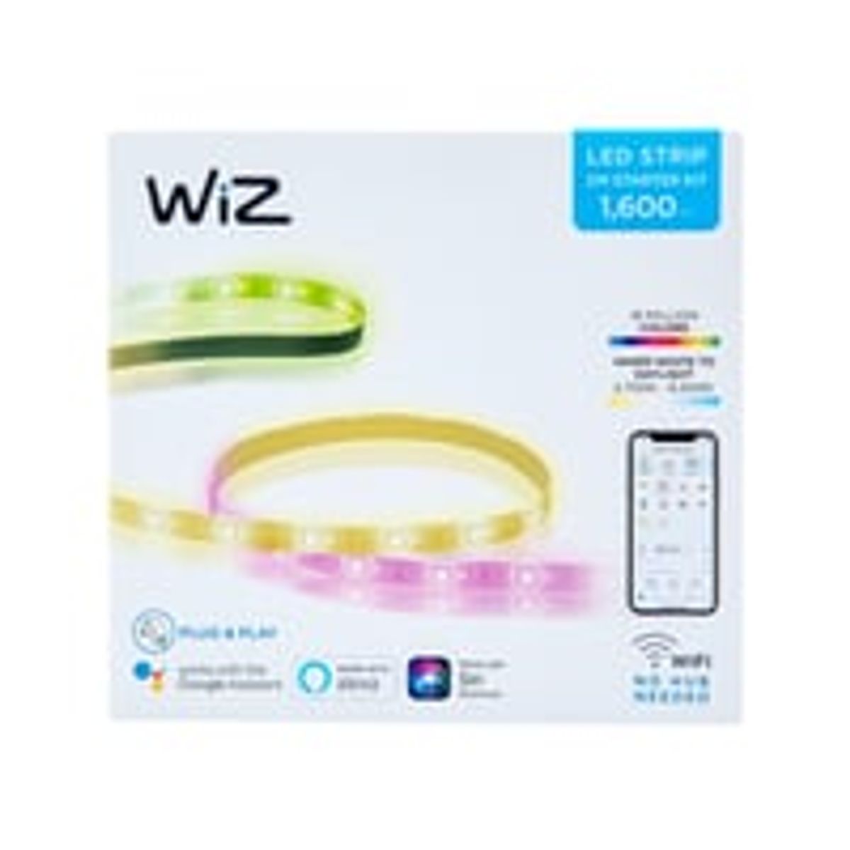 WiZ WiFi LED strip, Color, startkit, 2 meter