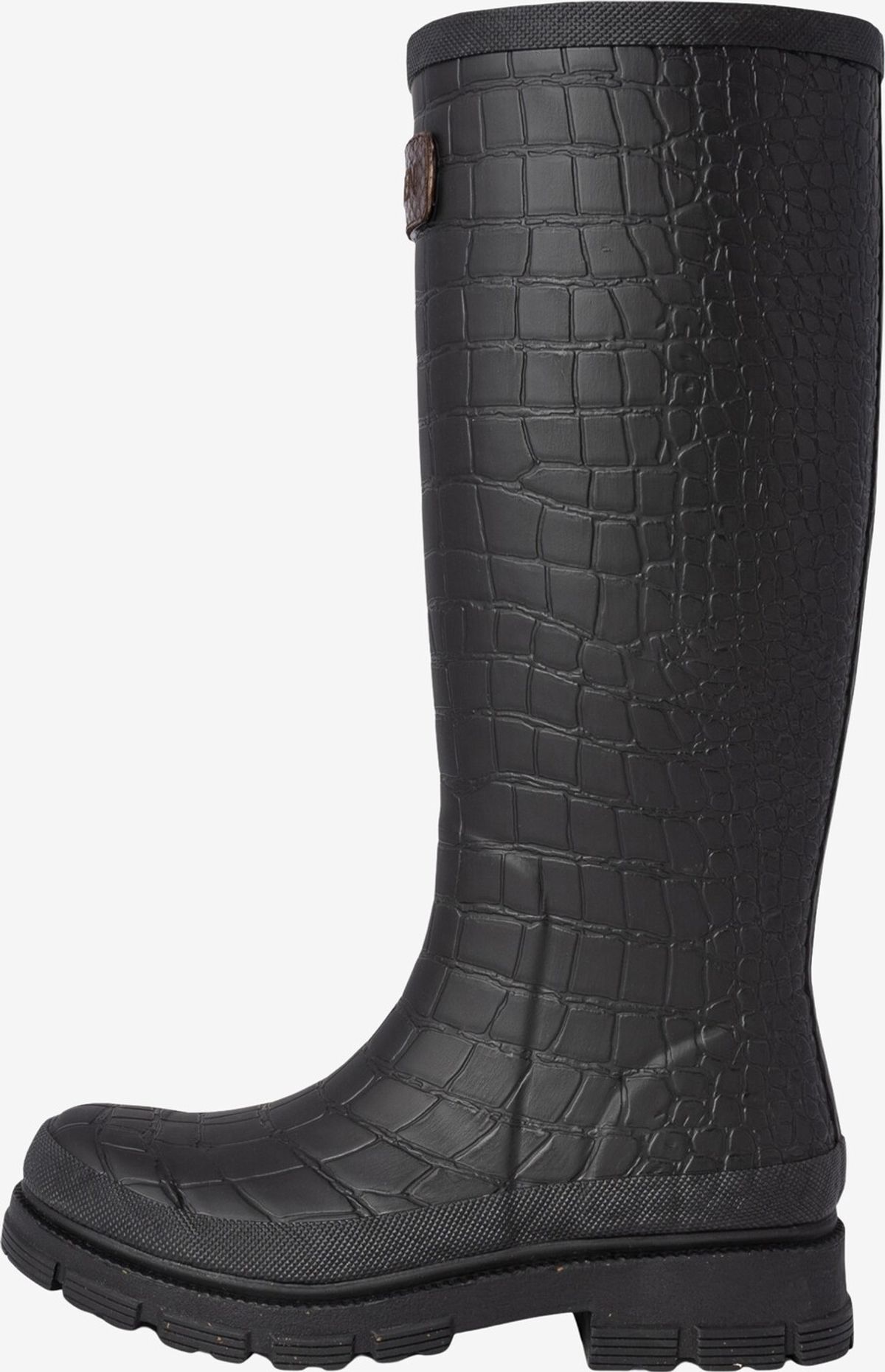 Woden - Le Croco Waterproof gummistøvler til damer (Sort) - 37