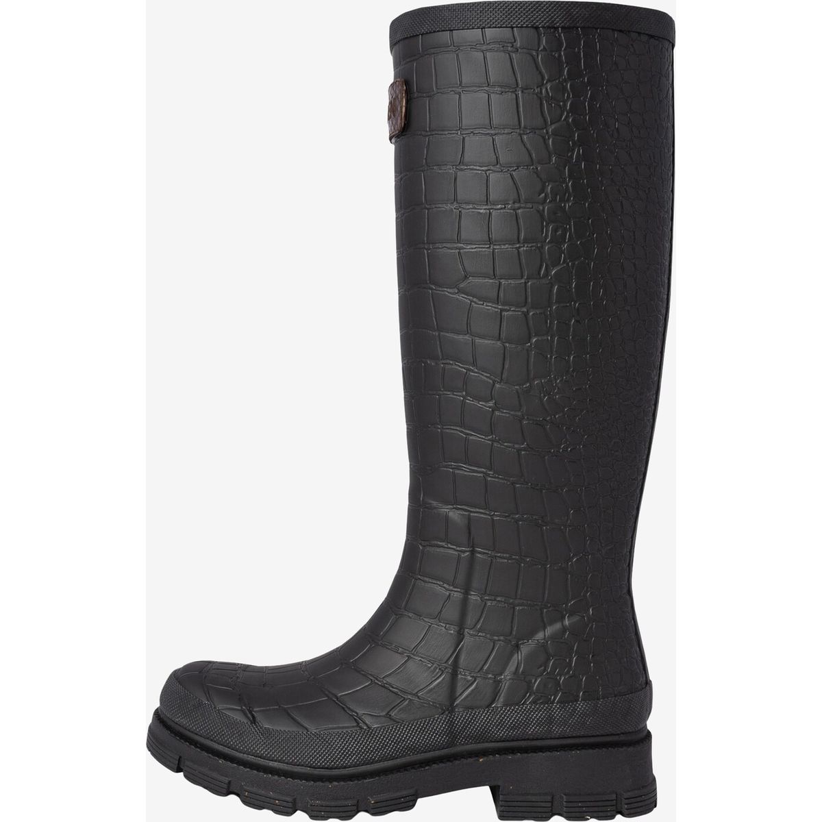 Woden - Le Croco Waterproof gummistøvler til damer (Sort) - 38