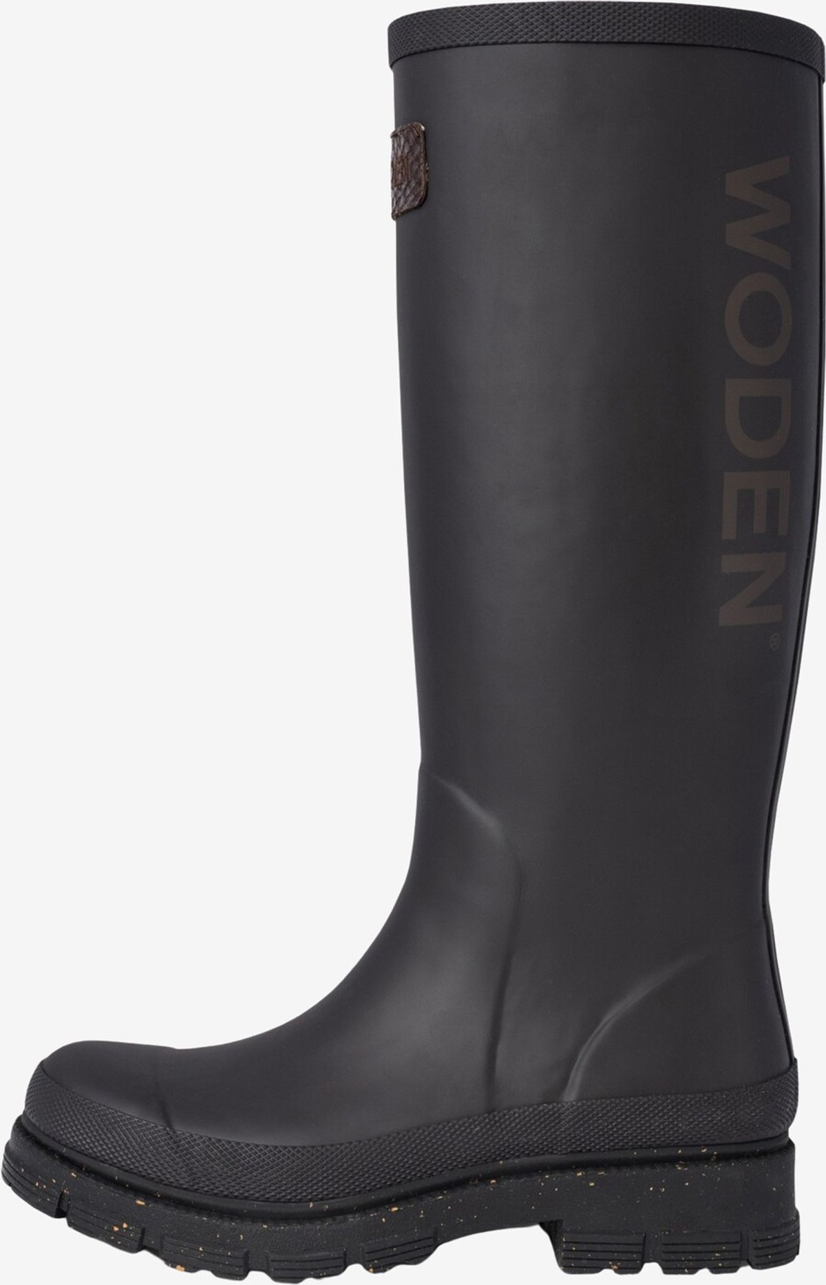 Woden - Le Waterproof gummistøvler til damer (Sort) - 40