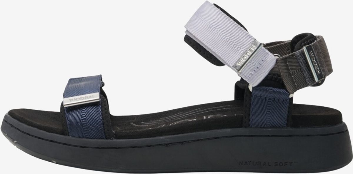 Woden - Line damesandal (Navy) - 37