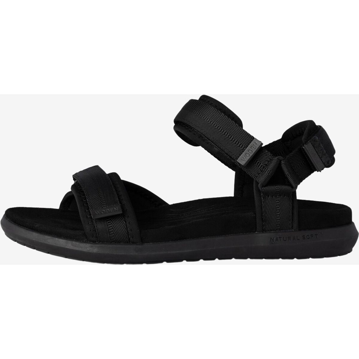 Woden - Line Lite Sandal (Sort) - 40