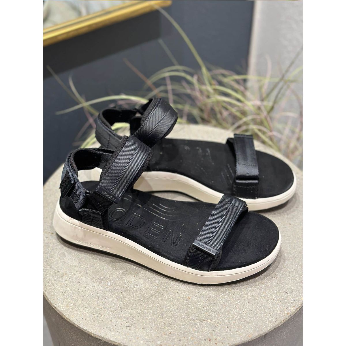 Woden Line Sandaler | Black 37