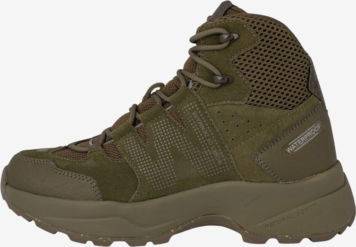 Woden - Olena Hiking Waterproof vandrestøvle (Olive) - 37