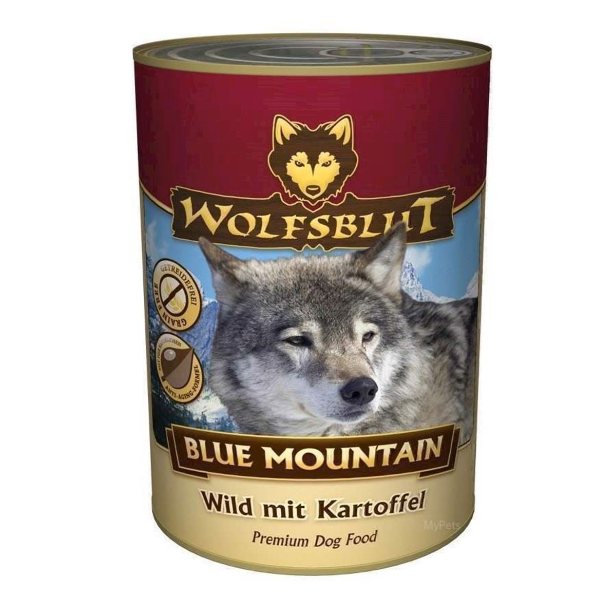 WolfsBlut Blue Mountain Adult dåsemad, 395g