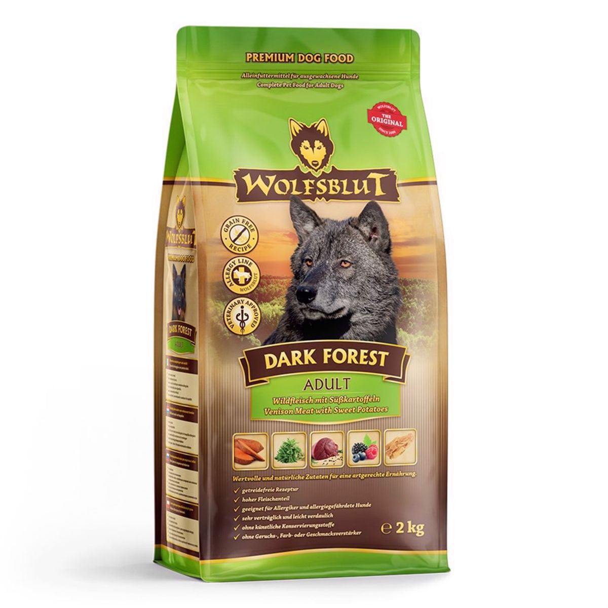 Wolfsblut Dark Forest Adult med vildt, 2 kg