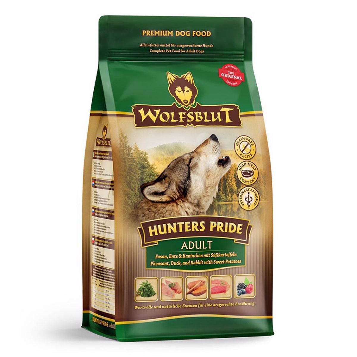 WolfsBlut Hunters Pride Adult hundefoder, 400g