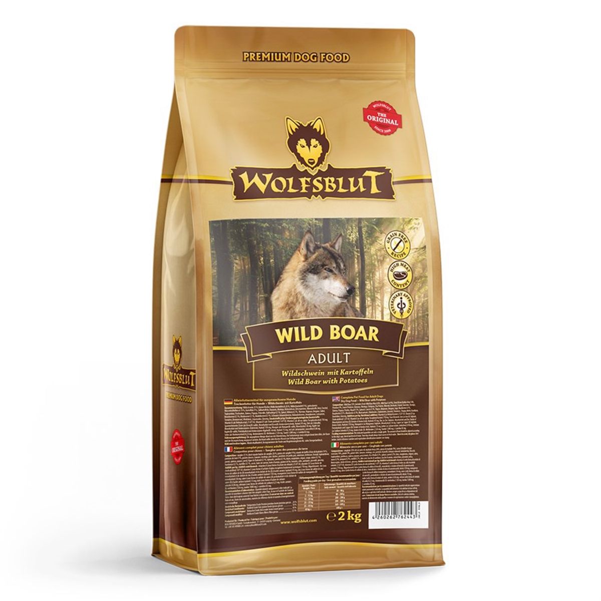 WolfsBlut Wild Boar Adult, 2 kg