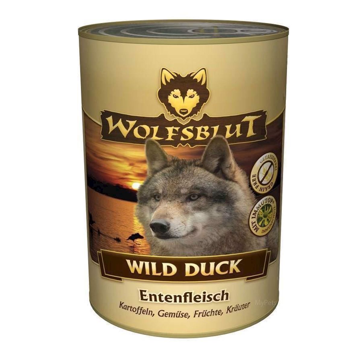 WolfsBlut Wild Duck Adult dåsemad, 395g