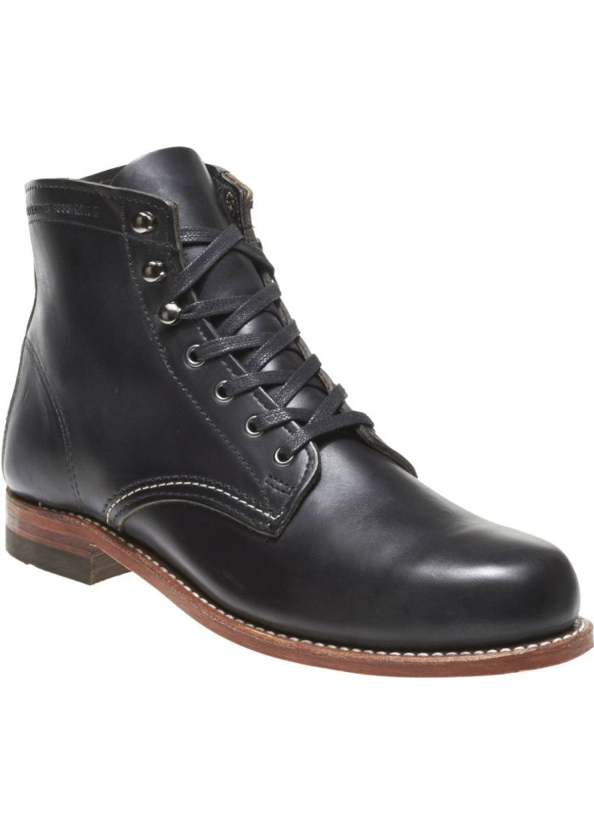 Wolverine 1000 Mile Boot Black Men Støvler - 40 EU (7 US)