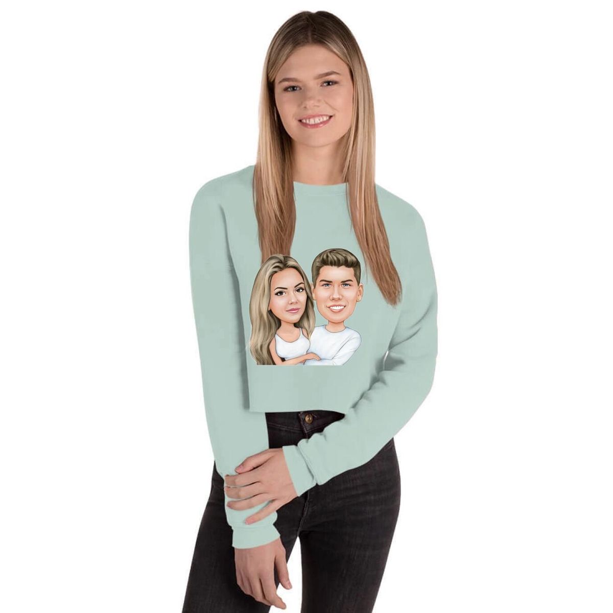 Women's Cropped Sweatshirt | Bella + Canvas 7503