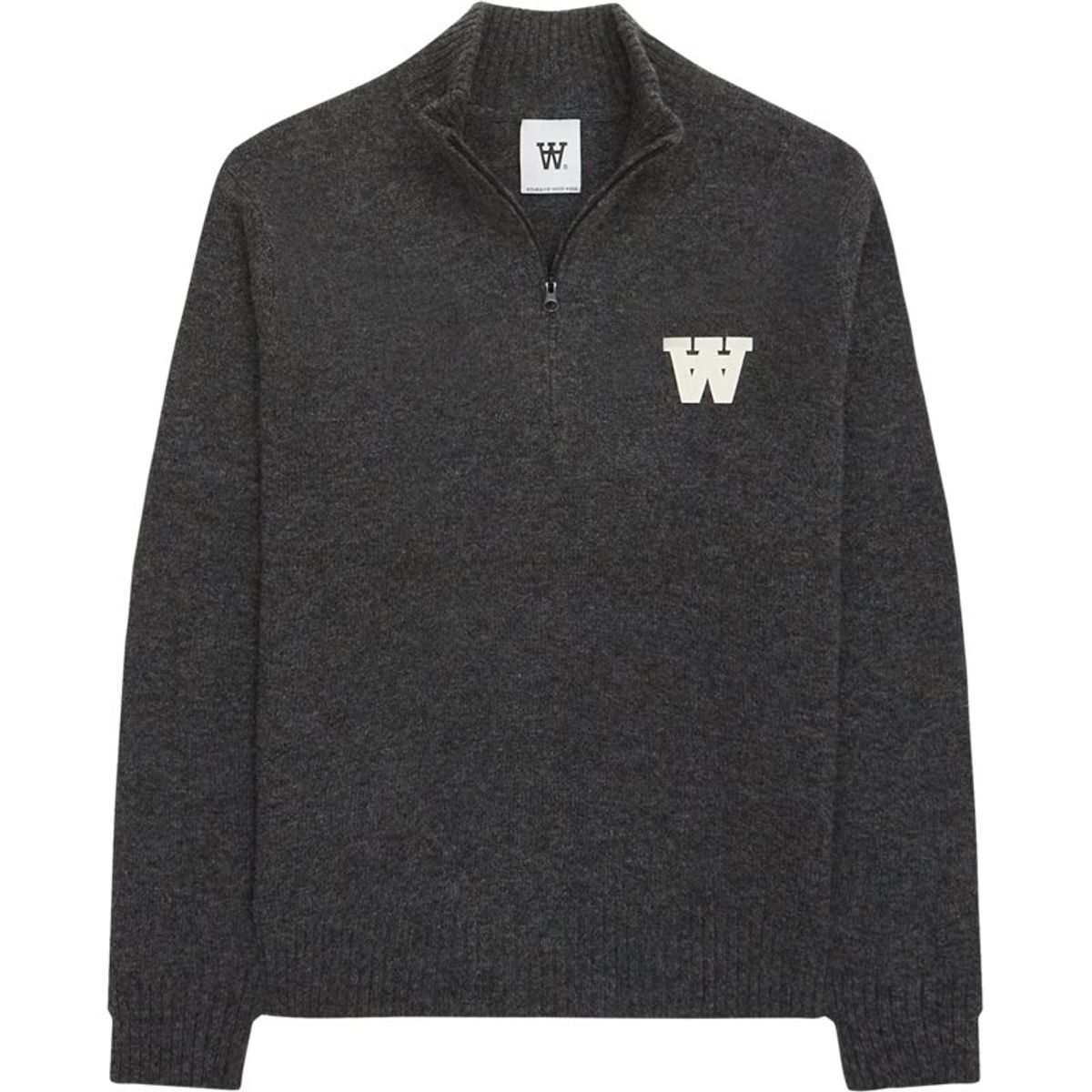 Wood Wood - Blu AA Half-Zip Strik