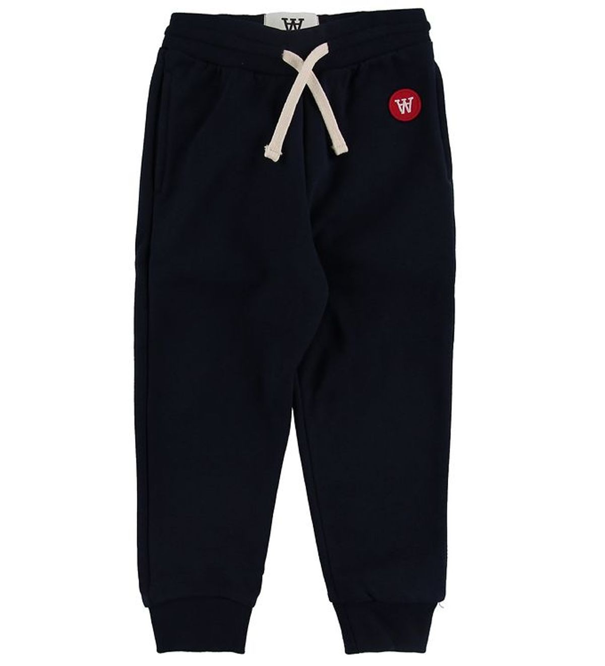 Wood Wood Sweatpants - Ran Kids - Navy m. Bindebånd