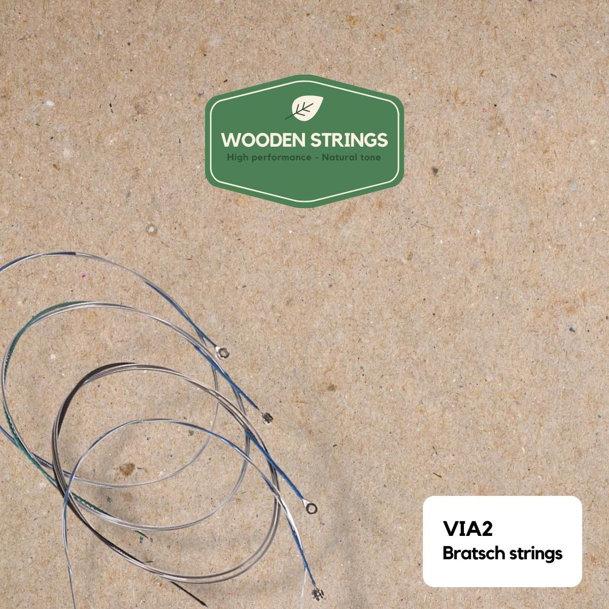 Wooden strings VIA2 bratsch-strenge