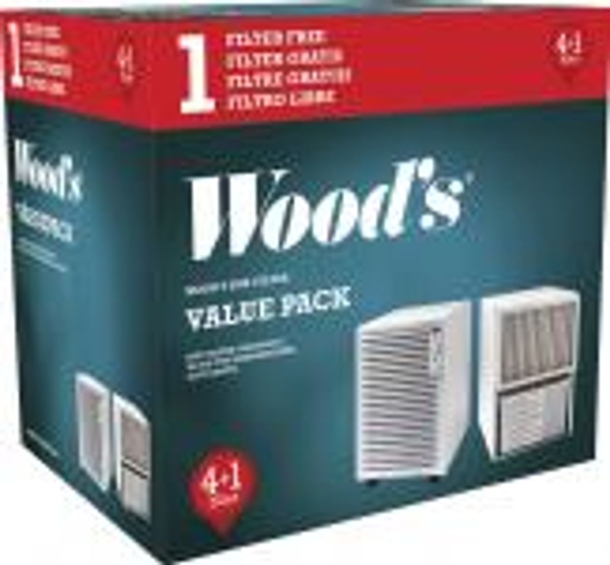 Wood's SMF-filter uden ramme 5-Pack