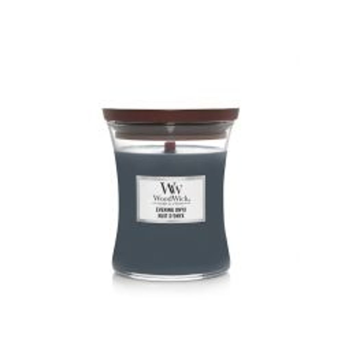 WoodWick Medium - Evening Onyx - Duftlys