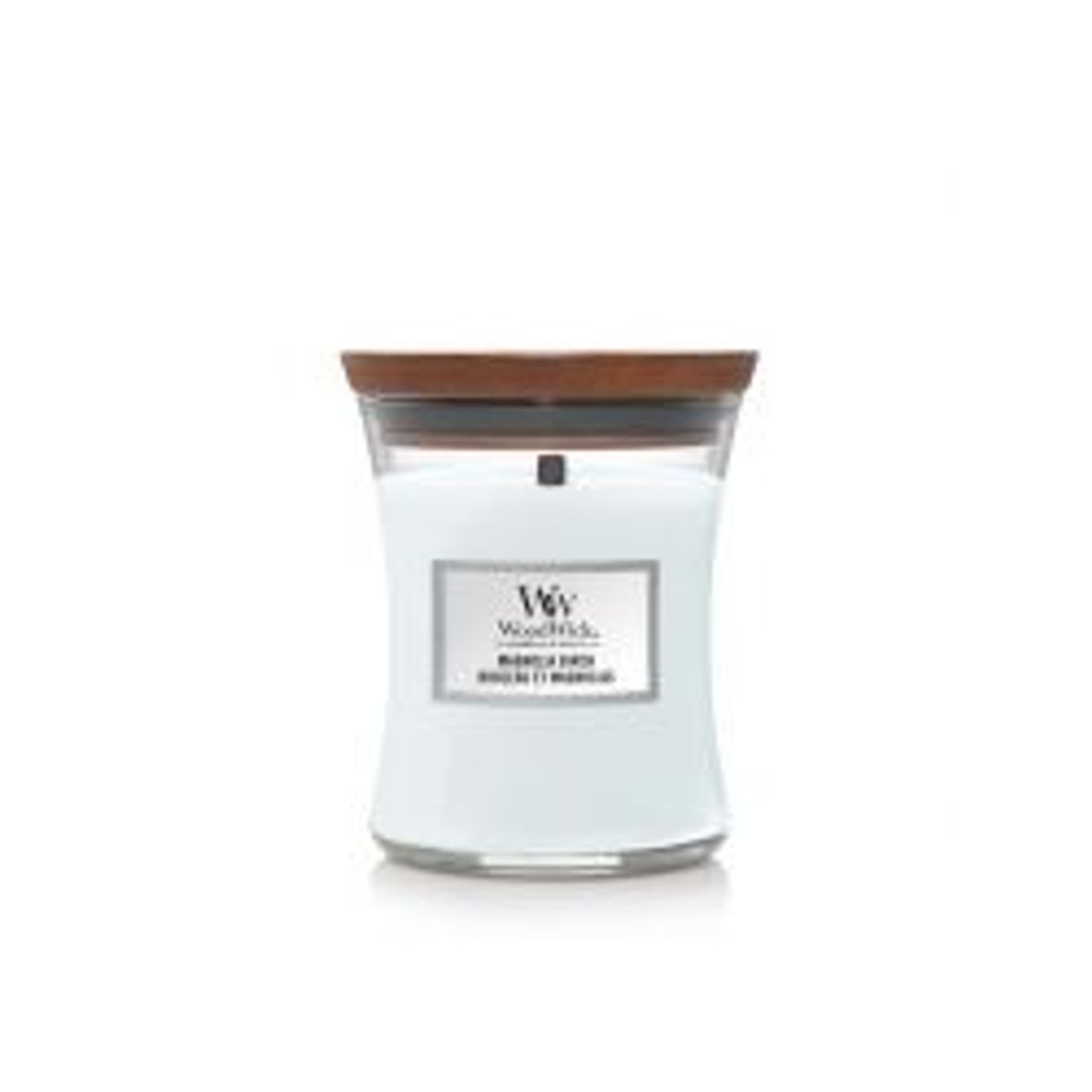 WoodWick Medium - Magnolia Birch - Duftlys