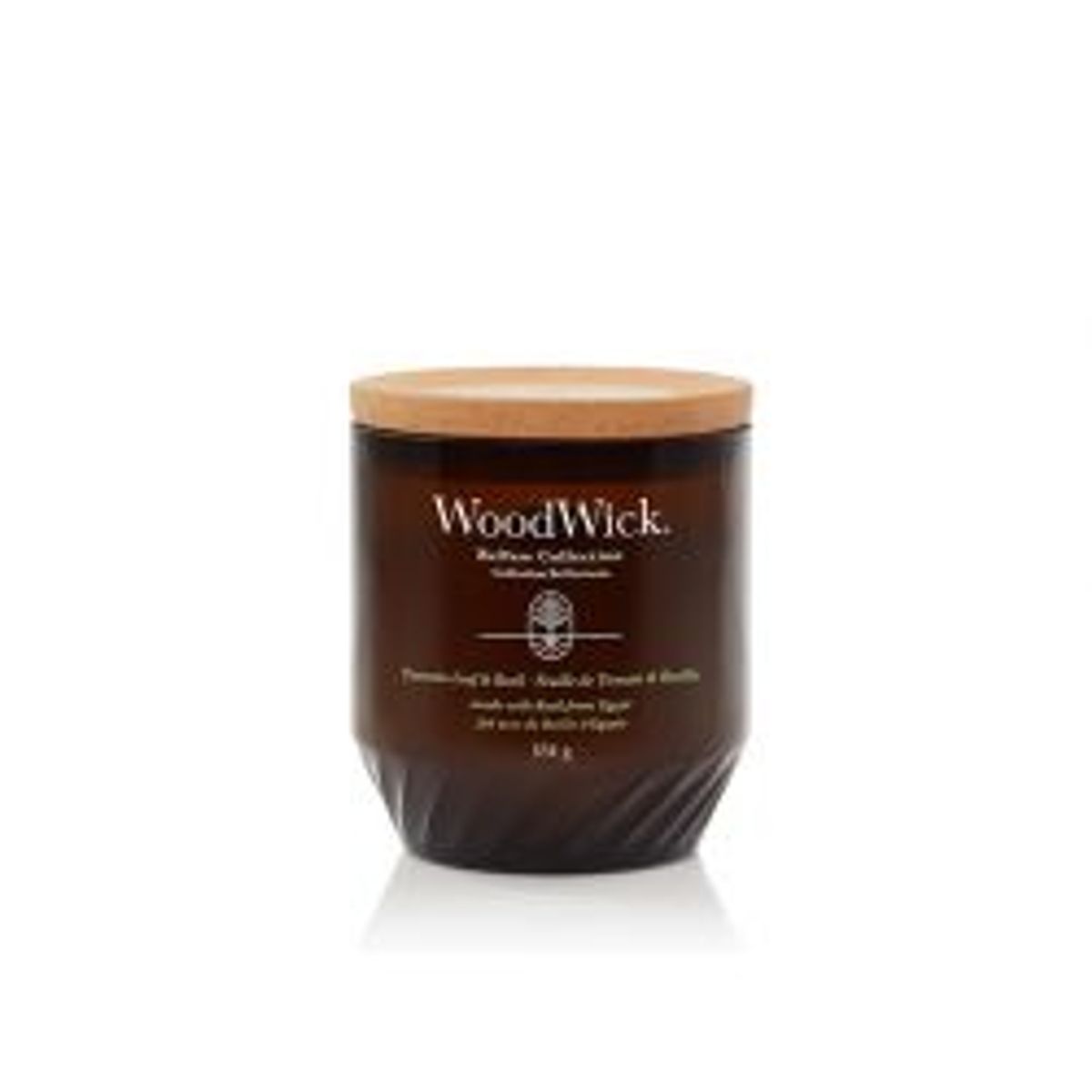 WoodWick Medium ReNew - Tomato Leaf & Basil - Duftlys