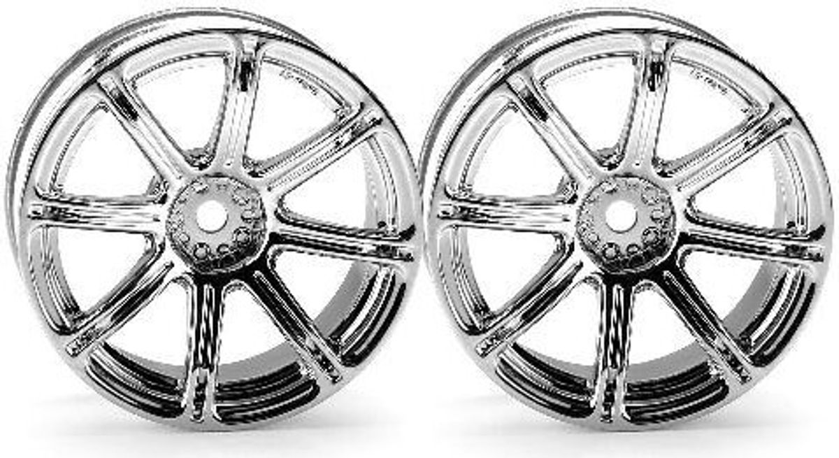 Work Emotion Xc8 Wheel 26mm Chrome (6mm Offset) - Hp3301 - Hpi Racing