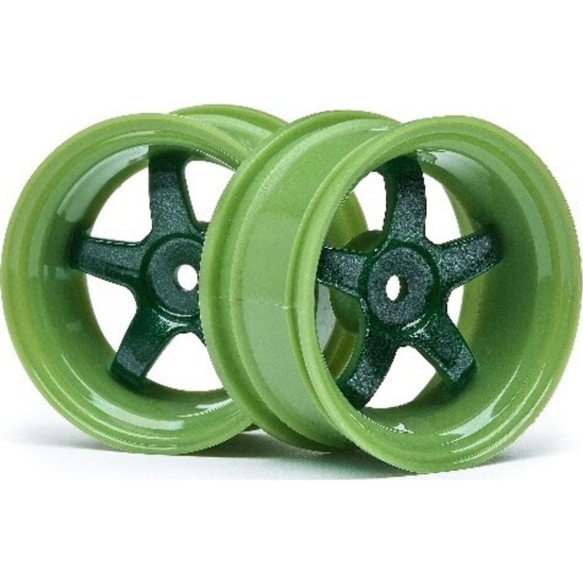 Work Meister S1 Wheel Green (6mm Offset/2pcs) - Hp111091 - Hpi Racing