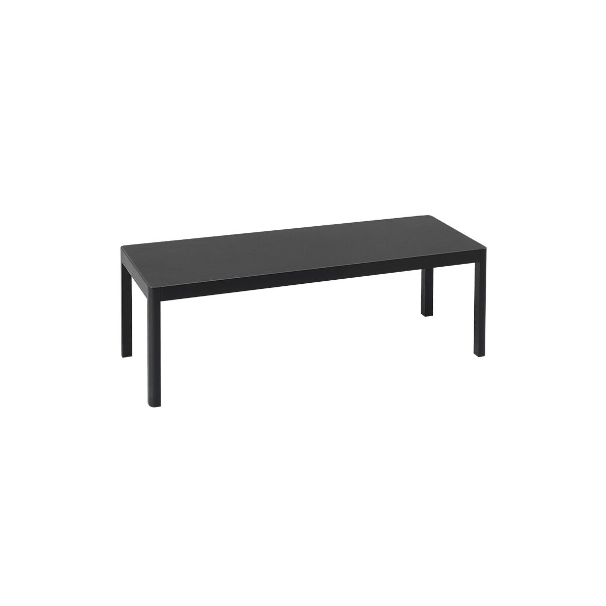 Workshop Coffee Table fra Muuto (120 x 43 cm, Black linoleum / black oak)