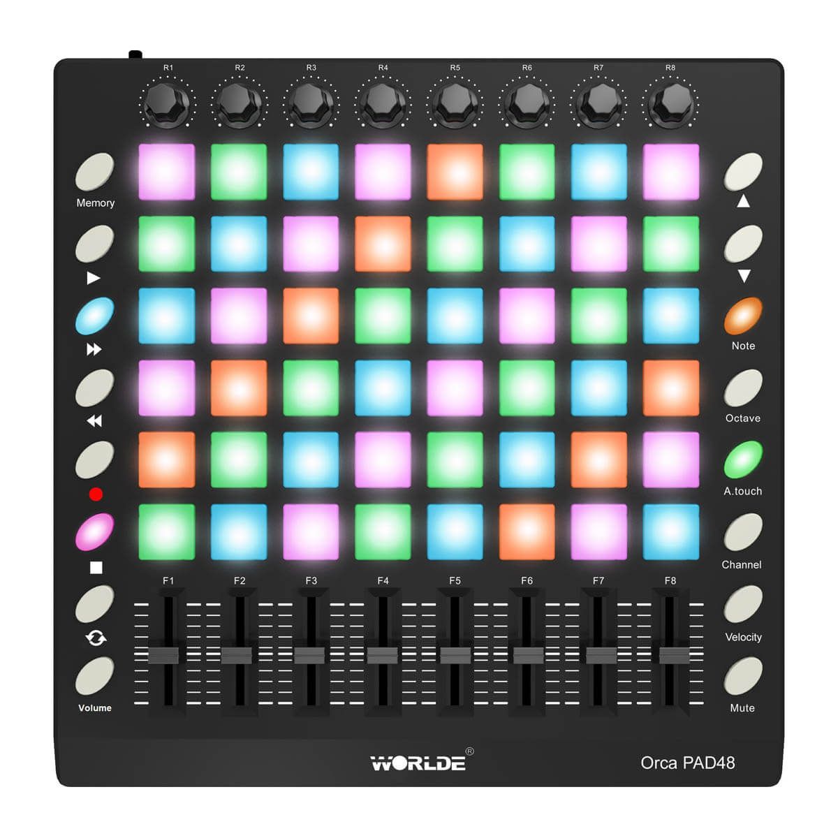 Worlde Orca Pad 48 midi controller