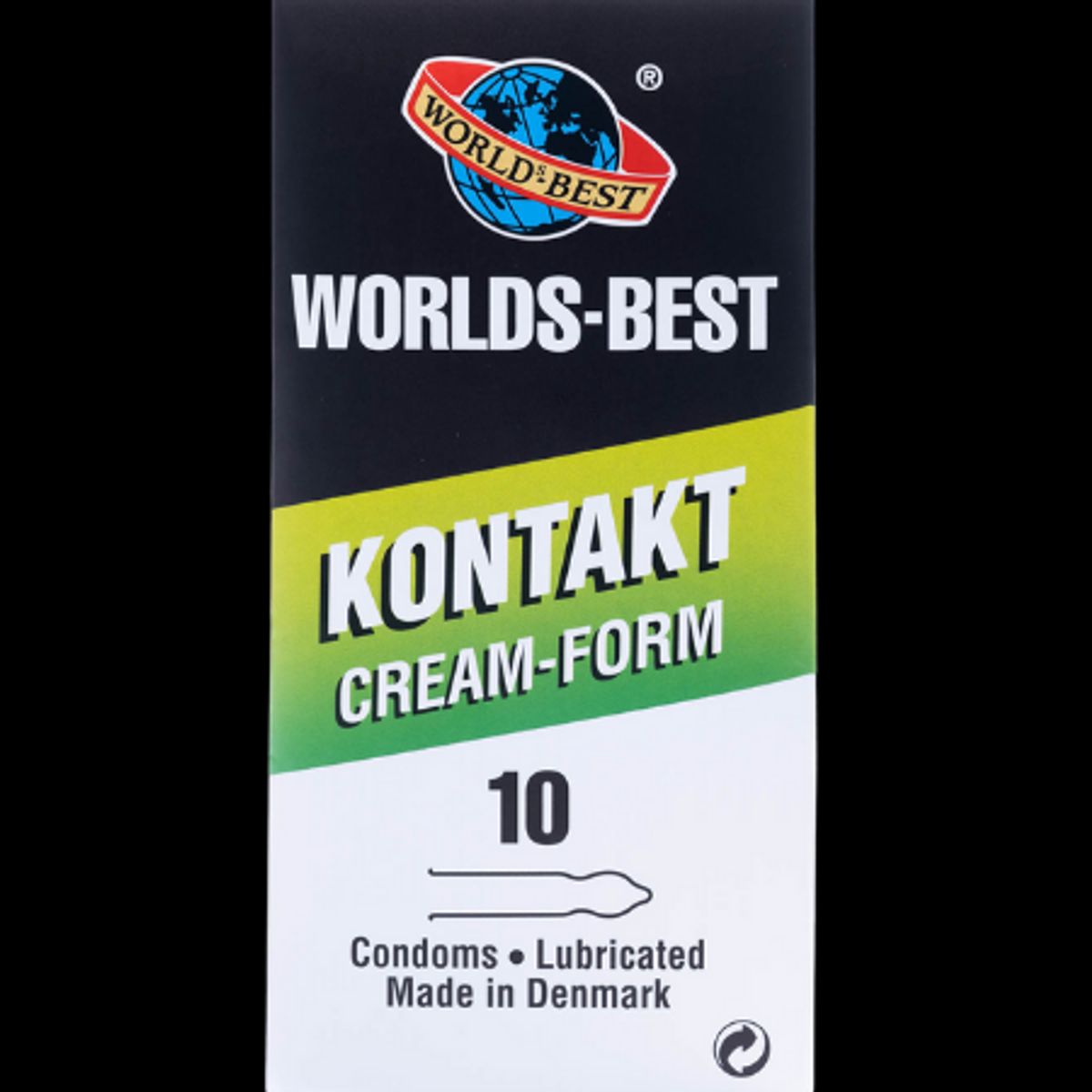 Worlds Best Kontakt Cream-Form Kondomer 10 stk