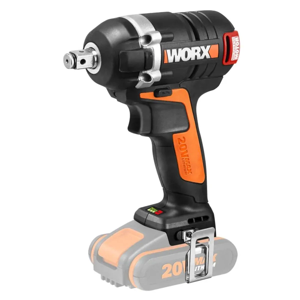 Worx 20v Slagnøgle - 100/180/300 N.m Solo