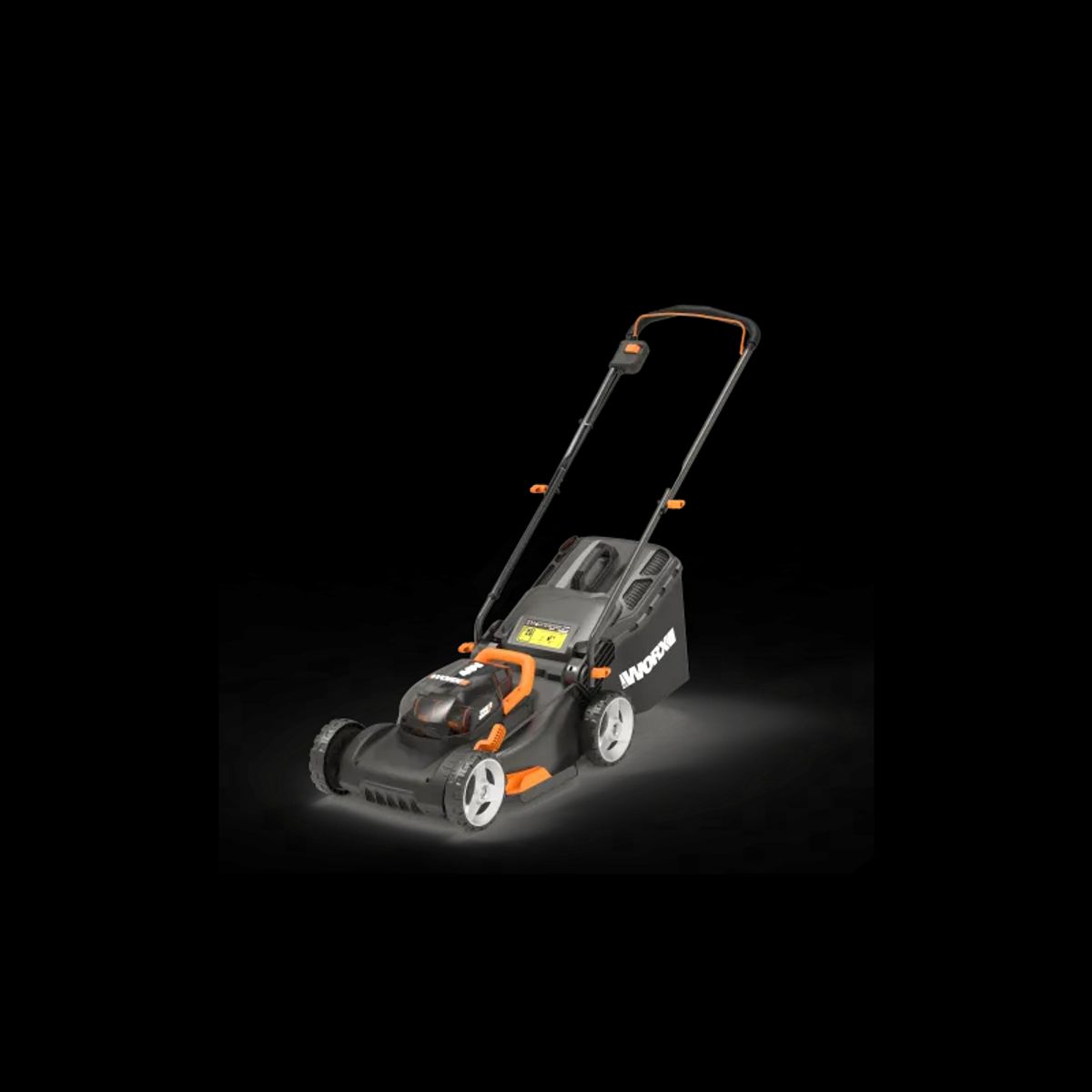 Worx 2X20V 40cm mower, 2*4.0Ah WA3553, 2*2A dual port Oplader Plæneklipper